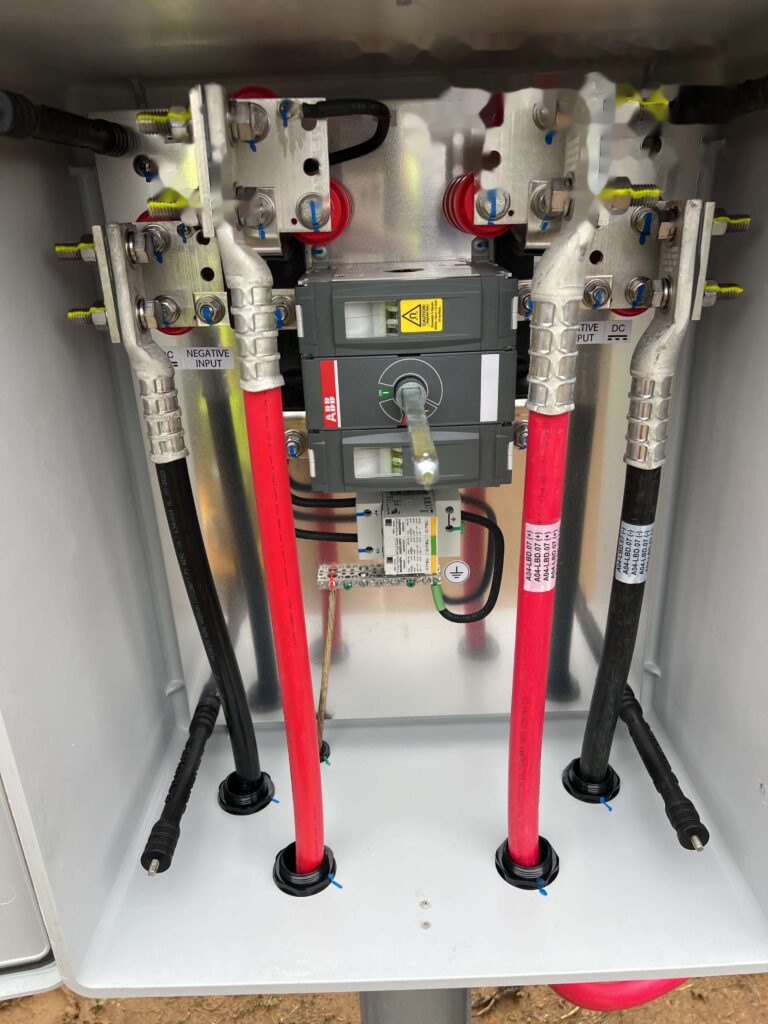 QA Inspection — Hinge hardware, substation cabinet