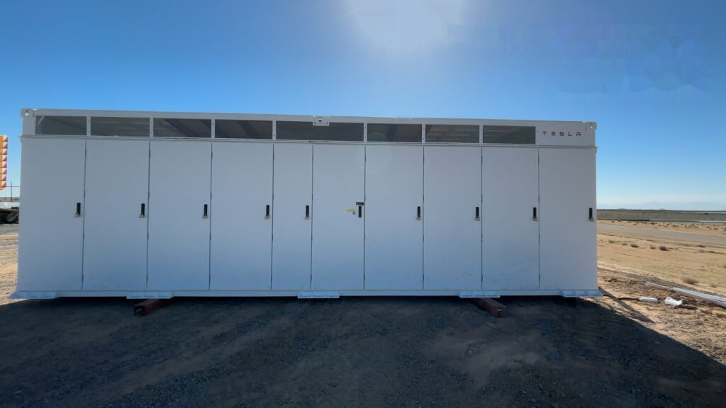 Tesla Megapack — Enclosure inspection